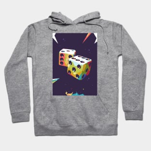 Dice Background Hoodie